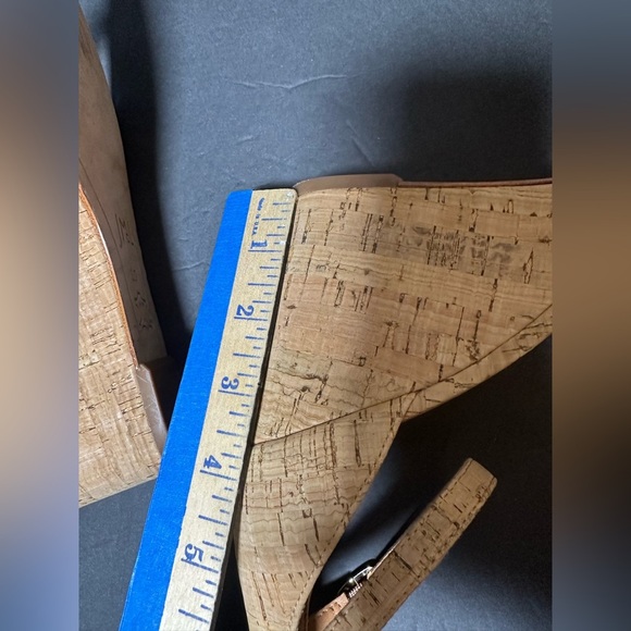 J McLaughlin Middleton Cork Wedges Sandals size 10 - Picture 9 of 10